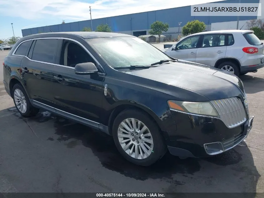 2011 Lincoln Mkt VIN: 2LMHJ5ARXBBJ51827 Lot: 40575144