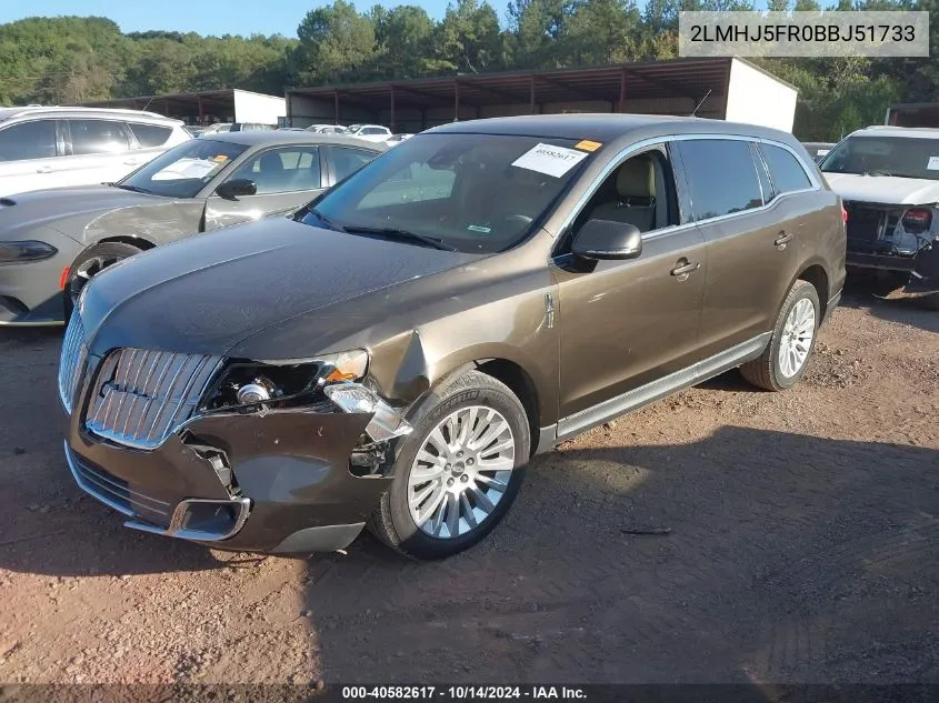 2011 Lincoln Mkt VIN: 2LMHJ5FR0BBJ51733 Lot: 40582617