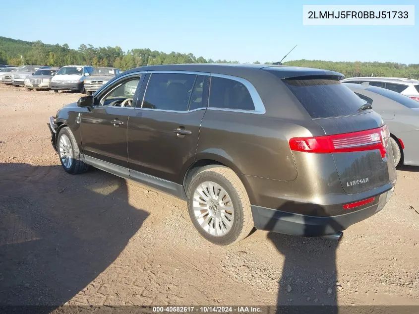 2011 Lincoln Mkt VIN: 2LMHJ5FR0BBJ51733 Lot: 40582617