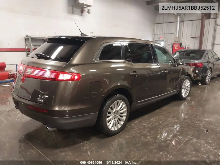 2011 Lincoln Mkt VIN: 2LMHJ5AR1BBJ52512 Lot: 40624056