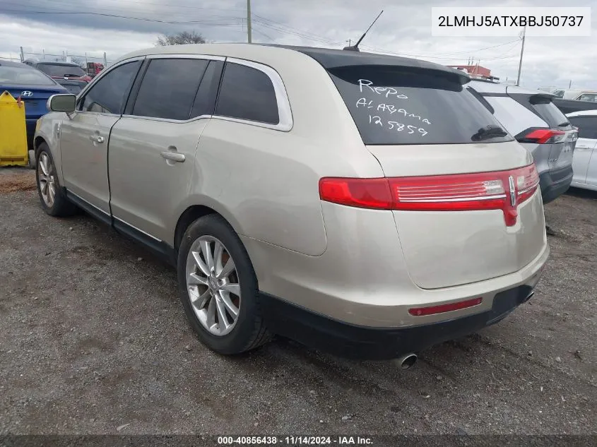 2011 Lincoln Mkt Ecoboost VIN: 2LMHJ5ATXBBJ50737 Lot: 40856438