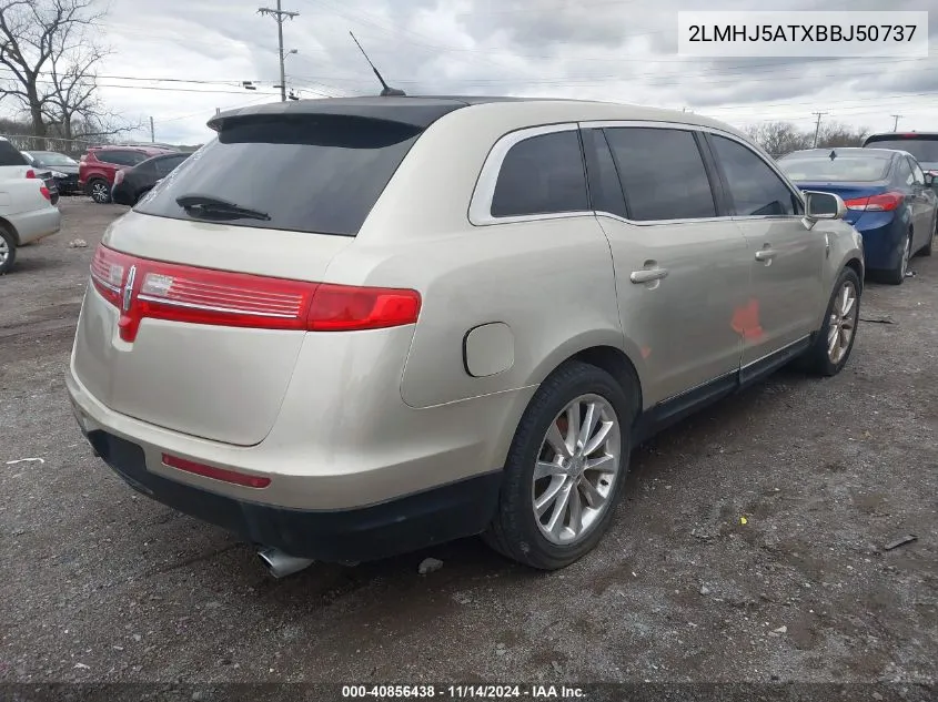 2011 Lincoln Mkt Ecoboost VIN: 2LMHJ5ATXBBJ50737 Lot: 40856438