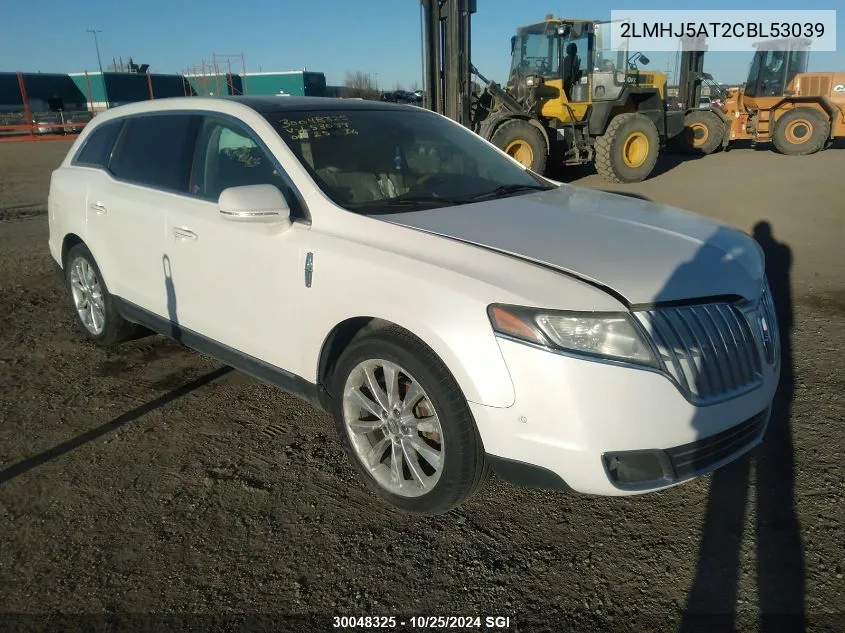 2012 Lincoln Mkt VIN: 2LMHJ5AT2CBL53039 Lot: 30048325