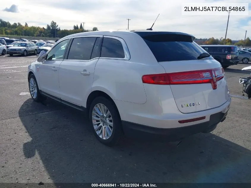 2012 Lincoln Mkt Ecoboost VIN: 2LMHJ5AT7CBL54865 Lot: 40666941