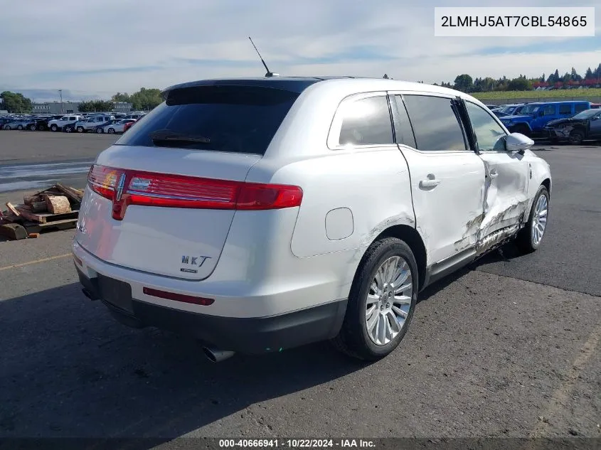 2012 Lincoln Mkt Ecoboost VIN: 2LMHJ5AT7CBL54865 Lot: 40666941