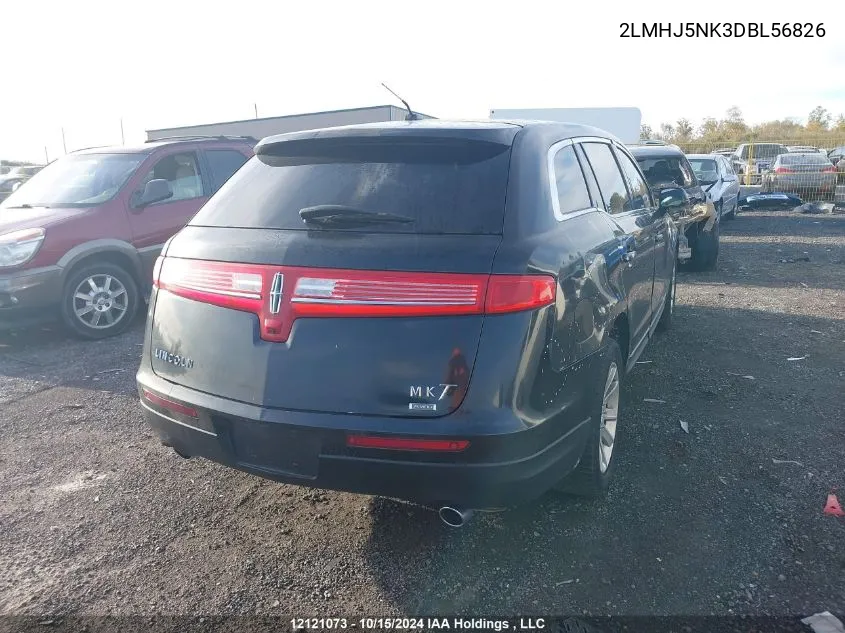 2013 Lincoln Mkt Livery VIN: 2LMHJ5NK3DBL56826 Lot: 12121073