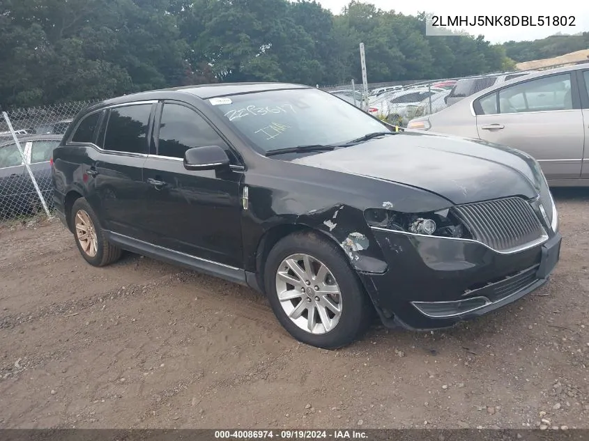 2013 Lincoln Mkt Livery VIN: 2LMHJ5NK8DBL51802 Lot: 40086974