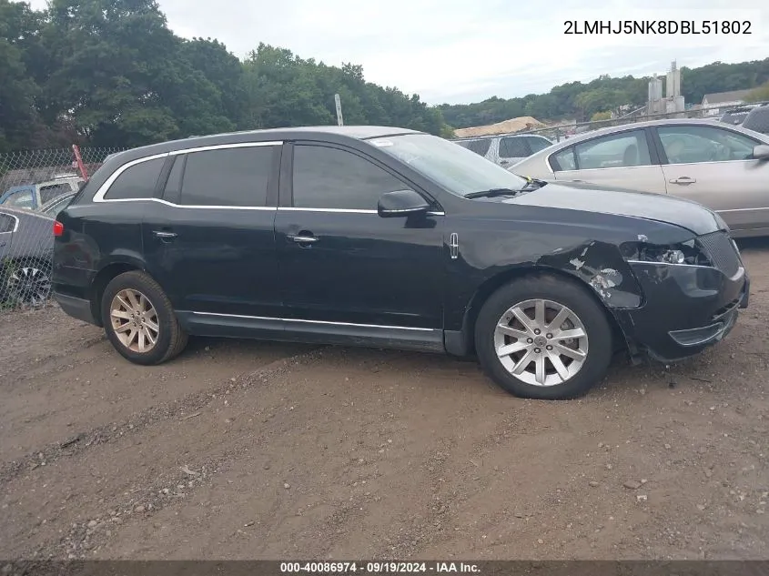 2LMHJ5NK8DBL51802 2013 Lincoln Mkt Livery