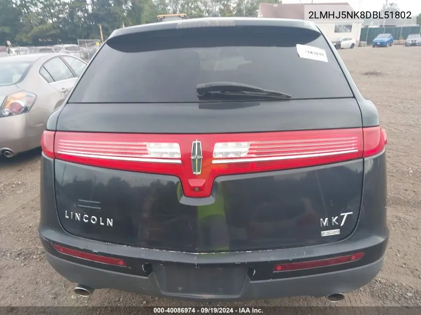 2013 Lincoln Mkt Livery VIN: 2LMHJ5NK8DBL51802 Lot: 40086974