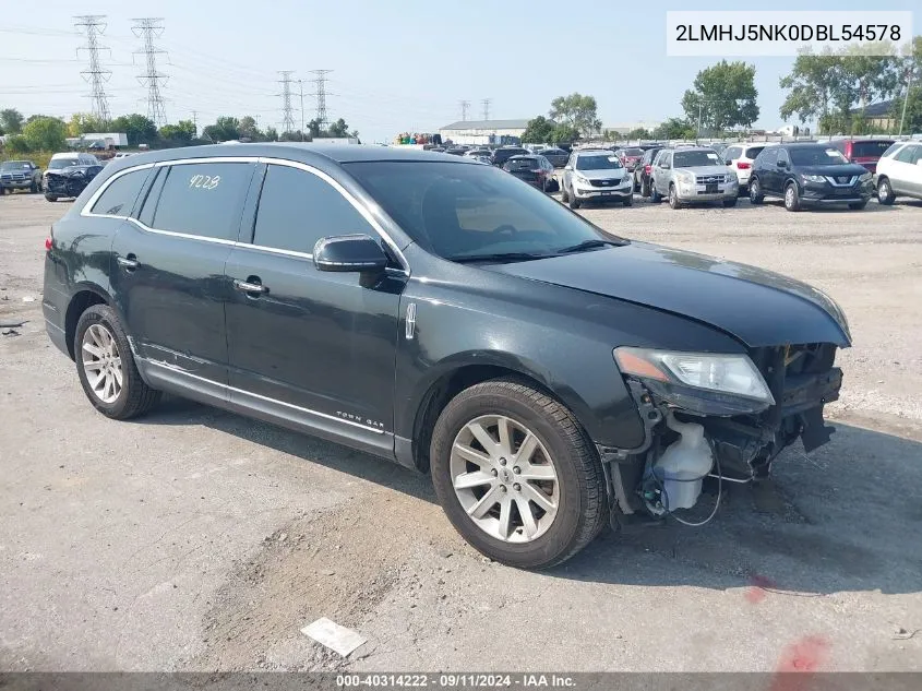 2013 Lincoln Mkt VIN: 2LMHJ5NK0DBL54578 Lot: 40314222