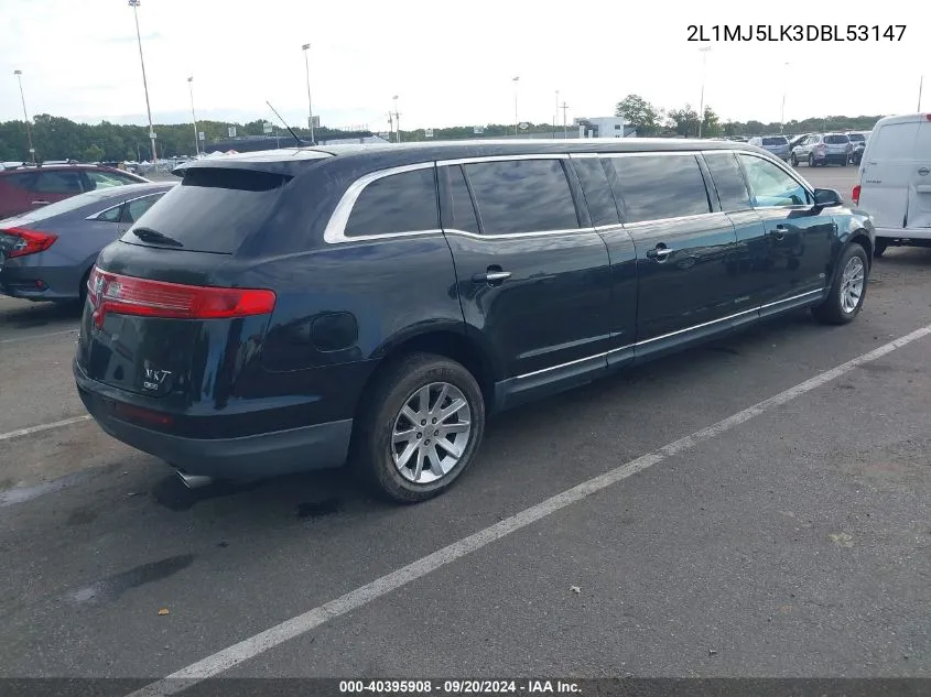 2013 Lincoln Mkt Limo/Hearse VIN: 2L1MJ5LK3DBL53147 Lot: 40395908