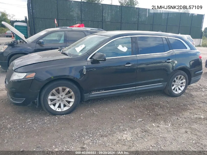 2013 Lincoln Mkt Livery VIN: 2LMHJ5NK2DBL57109 Lot: 40398553