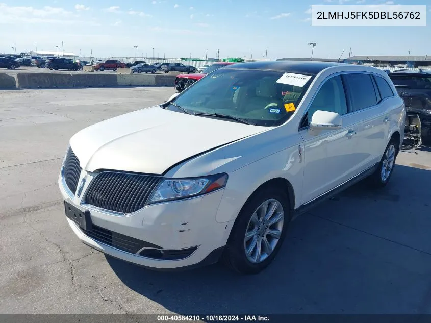 2013 Lincoln Mkt VIN: 2LMHJ5FK5DBL56762 Lot: 40584210