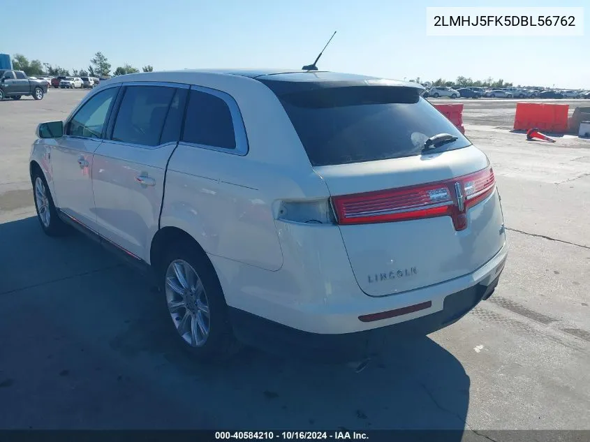 2013 Lincoln Mkt VIN: 2LMHJ5FK5DBL56762 Lot: 40584210