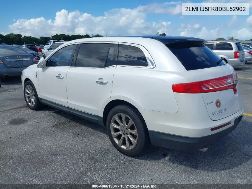 2013 Lincoln Mkt VIN: 2LMHJ5FK8DBL52902 Lot: 40661904