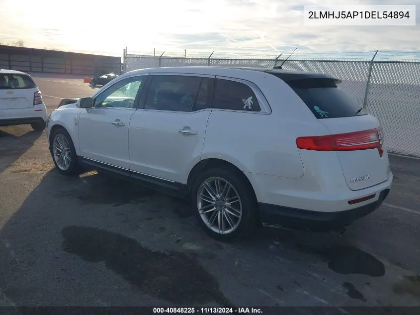 2013 Lincoln Mkt Ecoboost VIN: 2LMHJ5AP1DEL54894 Lot: 40848225