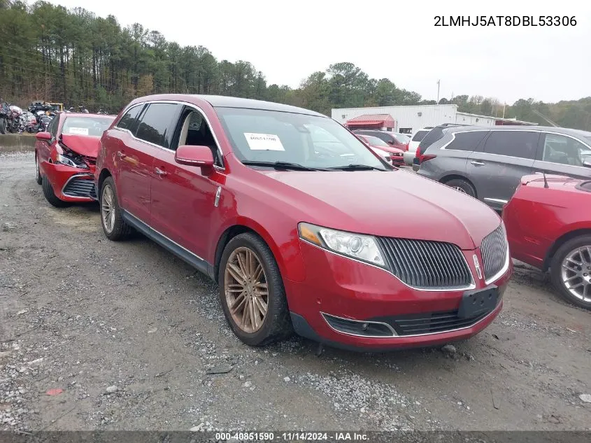 2013 Lincoln Mkt Ecoboost VIN: 2LMHJ5AT8DBL53306 Lot: 40851590