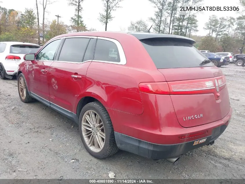 2013 Lincoln Mkt Ecoboost VIN: 2LMHJ5AT8DBL53306 Lot: 40851590