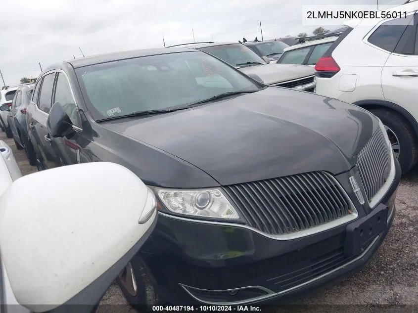 2014 Lincoln Mkt VIN: 2LMHJ5NK0EBL56011 Lot: 40487194