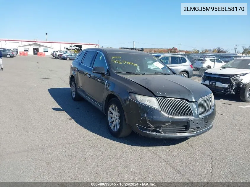 2014 Lincoln Mkt Livery VIN: 2LMGJ5M95EBL58170 Lot: 40699045