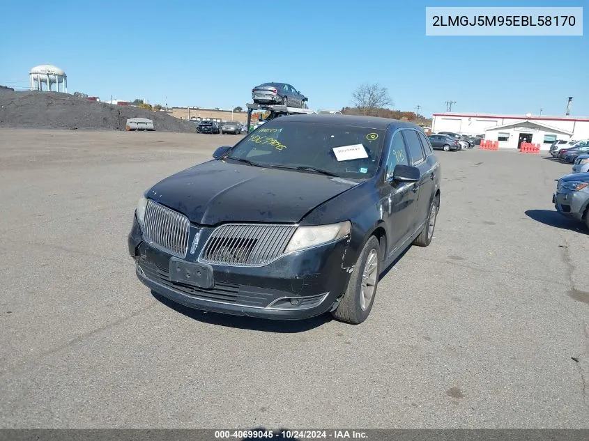 2014 Lincoln Mkt Livery VIN: 2LMGJ5M95EBL58170 Lot: 40699045