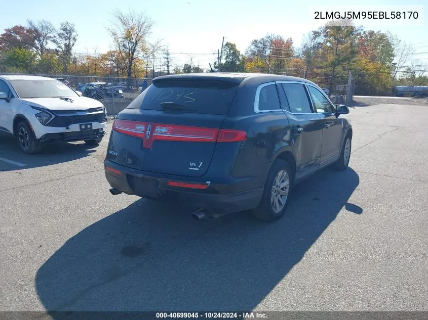 2014 Lincoln Mkt Livery VIN: 2LMGJ5M95EBL58170 Lot: 40699045