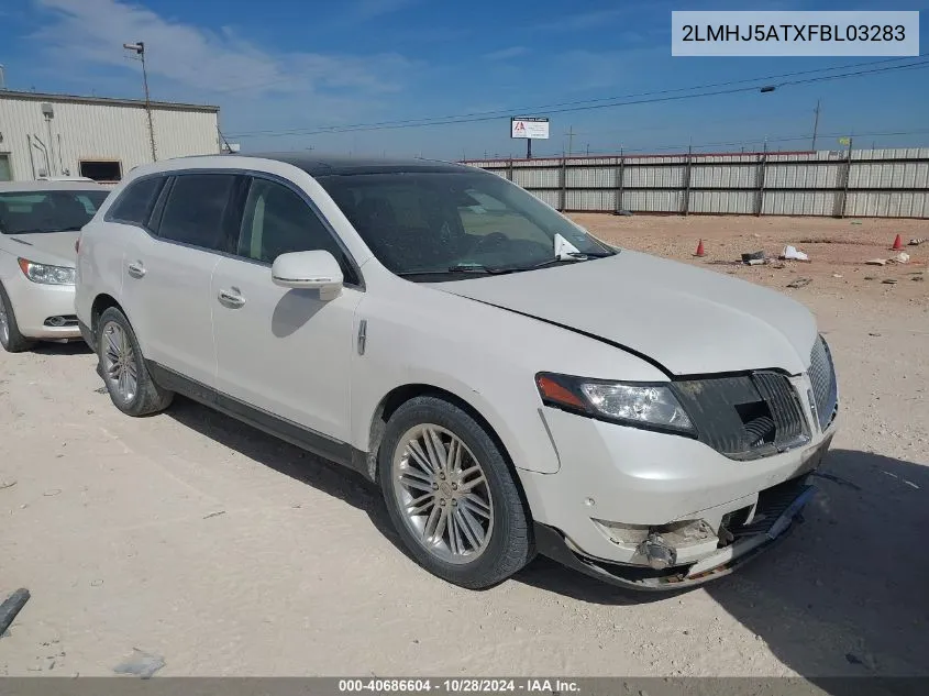 2015 Lincoln Mkt VIN: 2LMHJ5ATXFBL03283 Lot: 40686604