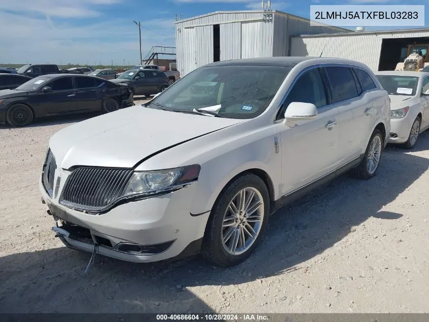 2015 Lincoln Mkt VIN: 2LMHJ5ATXFBL03283 Lot: 40686604