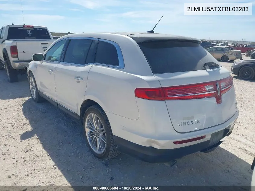 2015 Lincoln Mkt VIN: 2LMHJ5ATXFBL03283 Lot: 40686604