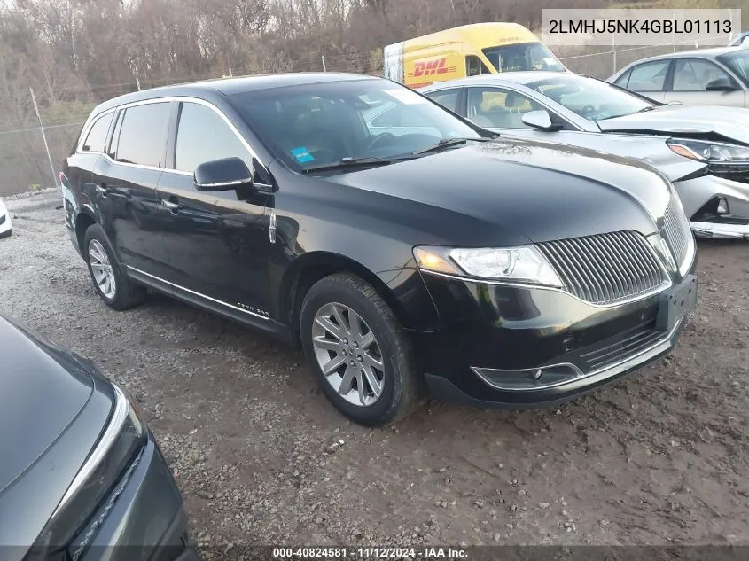 2016 Lincoln Mkt Livery VIN: 2LMHJ5NK4GBL01113 Lot: 40824581