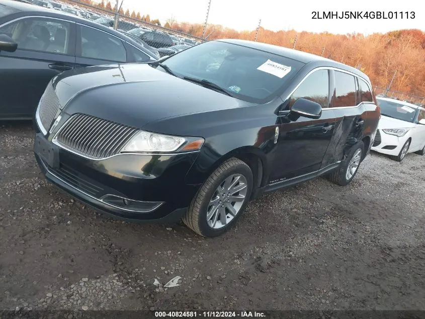 2016 Lincoln Mkt Livery VIN: 2LMHJ5NK4GBL01113 Lot: 40824581