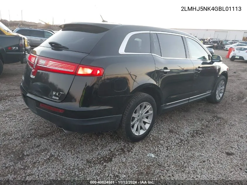 2016 Lincoln Mkt Livery VIN: 2LMHJ5NK4GBL01113 Lot: 40824581