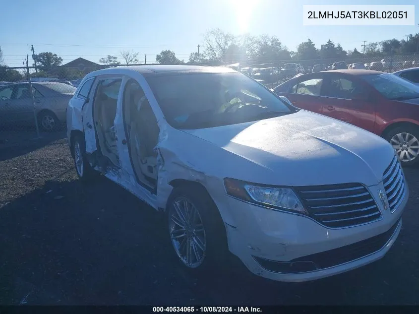 2019 Lincoln Mkt VIN: 2LMHJ5AT3KBL02051 Lot: 40534065