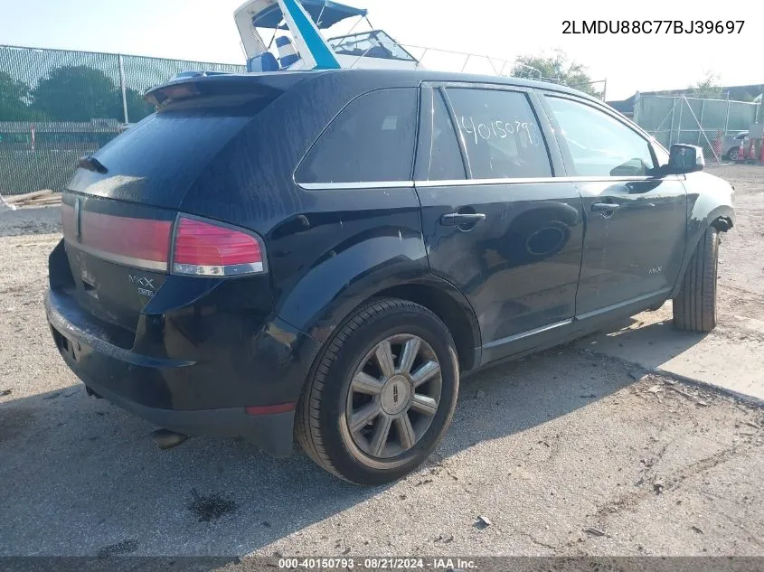 2LMDU88C77BJ39697 2007 Lincoln Mkx