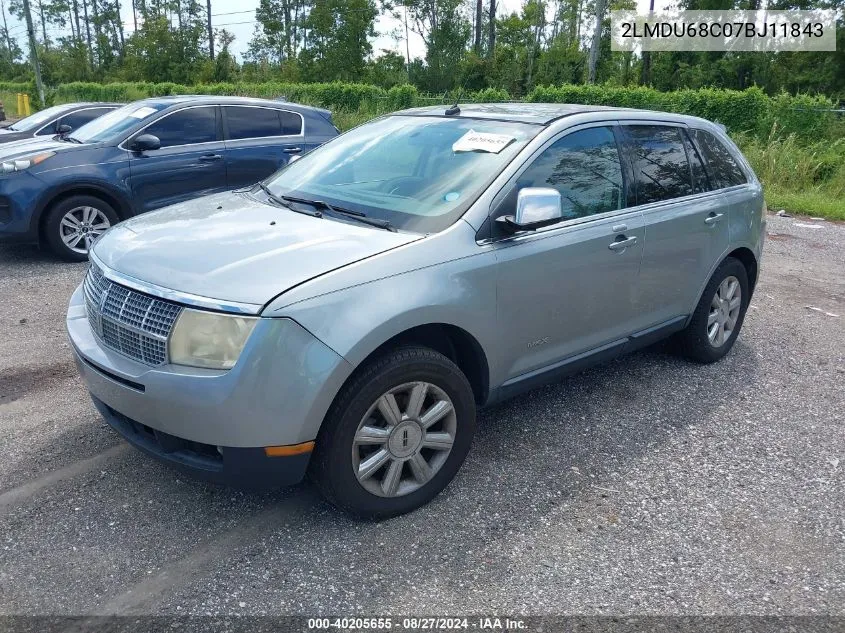 2LMDU68C07BJ11843 2007 Lincoln Mkx