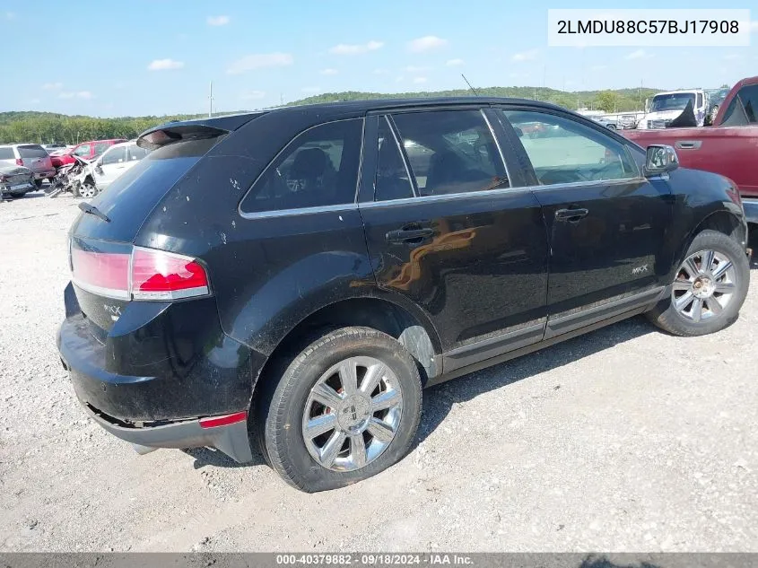 2LMDU88C57BJ17908 2007 Lincoln Mkx