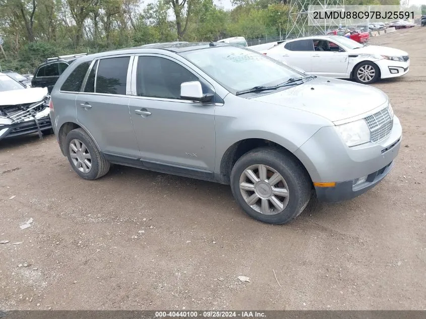 2007 Lincoln Mkx VIN: 2LMDU88C97BJ25591 Lot: 40440100