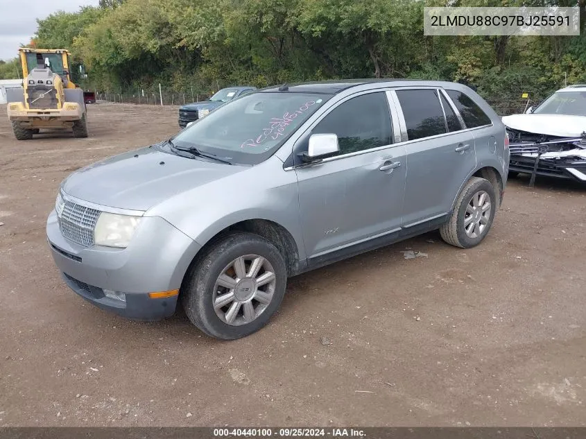 2007 Lincoln Mkx VIN: 2LMDU88C97BJ25591 Lot: 40440100