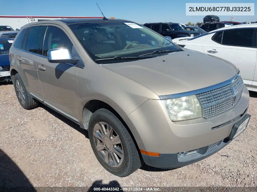 2007 Lincoln Mkx VIN: 2LMDU68C77BJ33225 Lot: 40443342