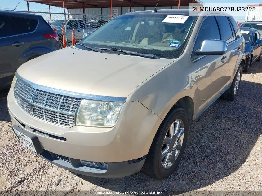 2007 Lincoln Mkx VIN: 2LMDU68C77BJ33225 Lot: 40443342