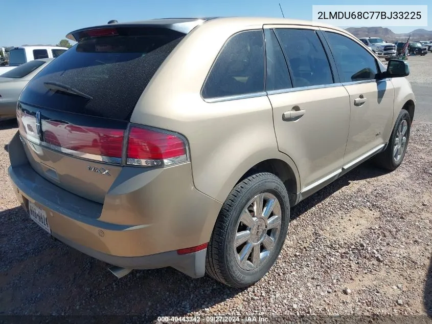 2007 Lincoln Mkx VIN: 2LMDU68C77BJ33225 Lot: 40443342