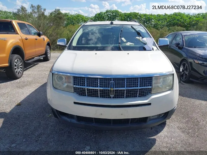 2LMDU68C07BJ27234 2007 Lincoln Mkx