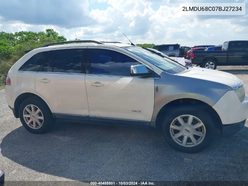 2LMDU68C07BJ27234 2007 Lincoln Mkx