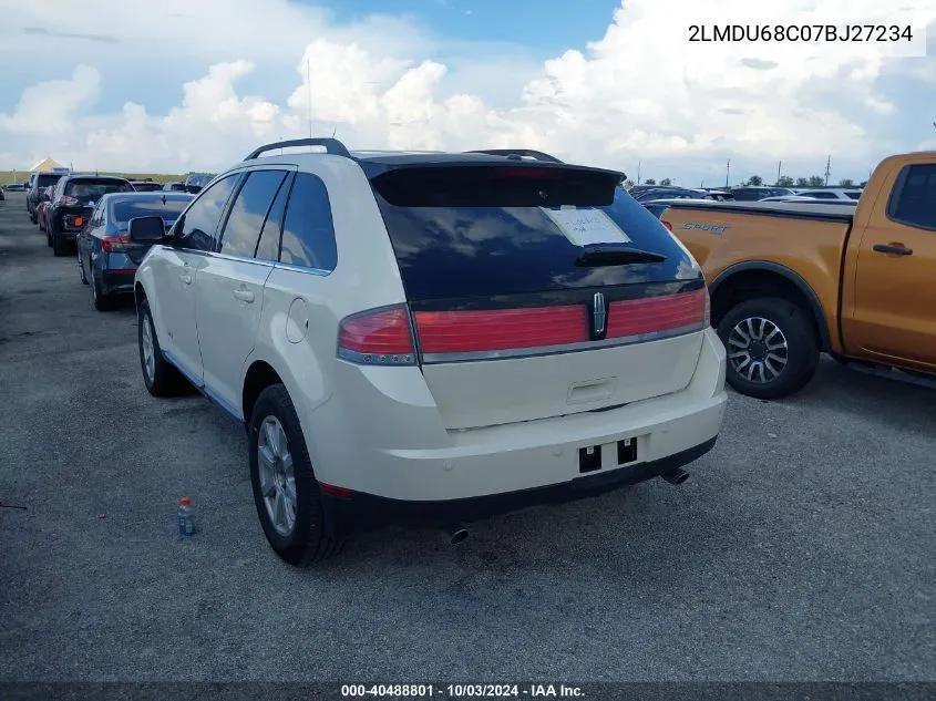 2LMDU68C07BJ27234 2007 Lincoln Mkx