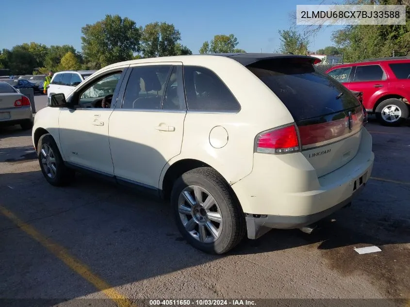 2LMDU68CX7BJ33588 2007 Lincoln Mkx