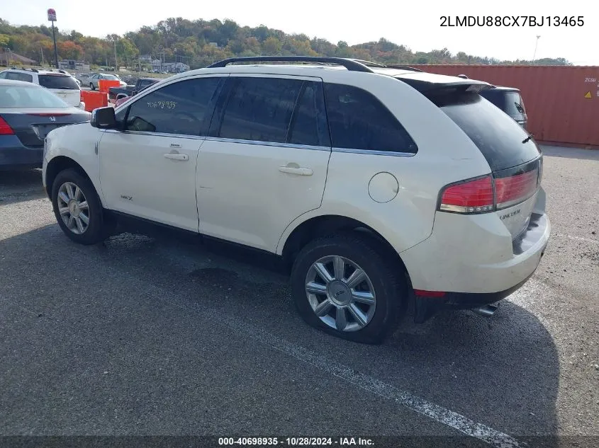 2007 Lincoln Mkx VIN: 2LMDU88CX7BJ13465 Lot: 40698935