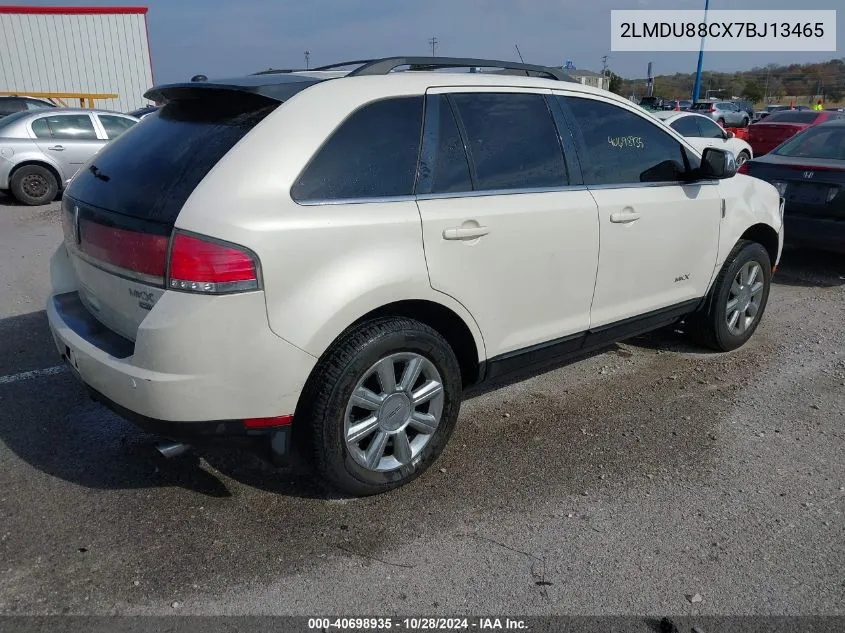 2007 Lincoln Mkx VIN: 2LMDU88CX7BJ13465 Lot: 40698935