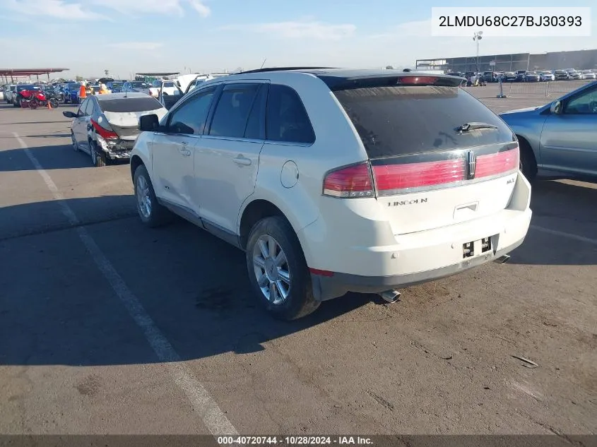 2LMDU68C27BJ30393 2007 Lincoln Mkx