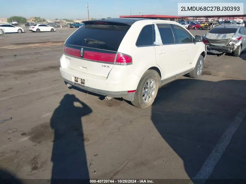 2LMDU68C27BJ30393 2007 Lincoln Mkx