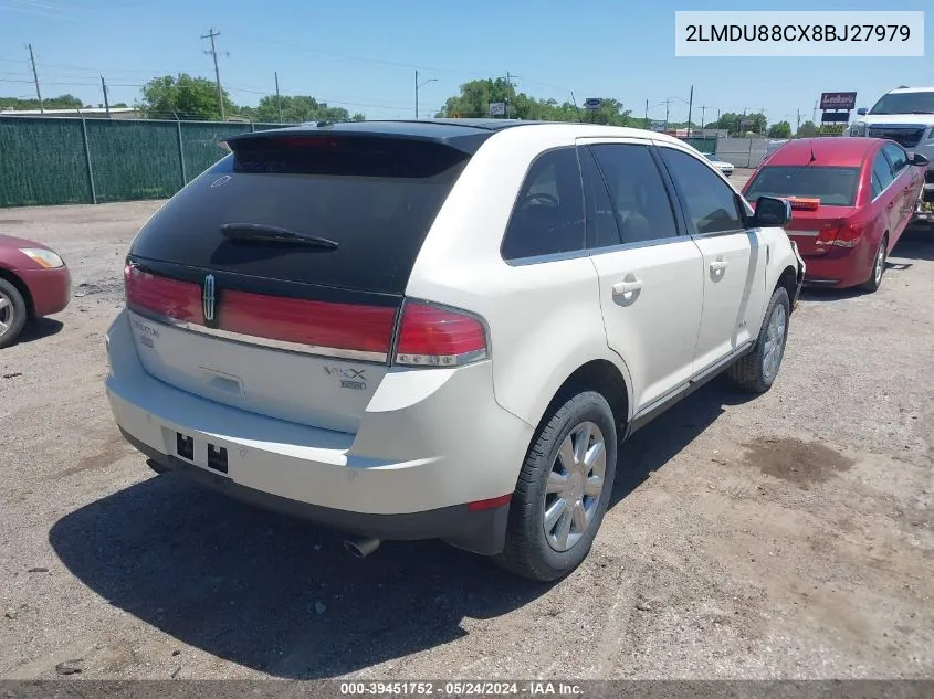 2LMDU88CX8BJ27979 2008 Lincoln Mkx